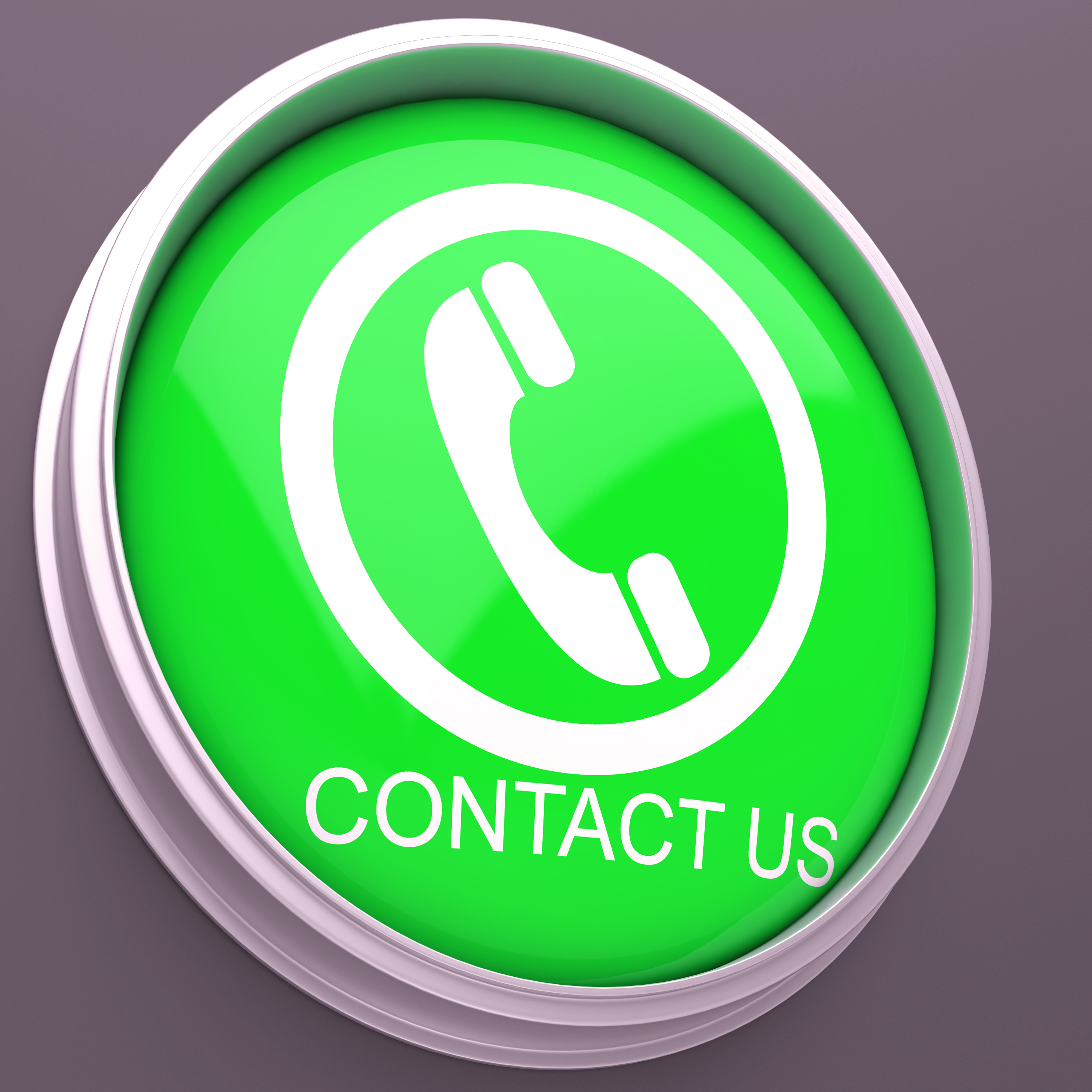 contact us button showing phone - not clickable